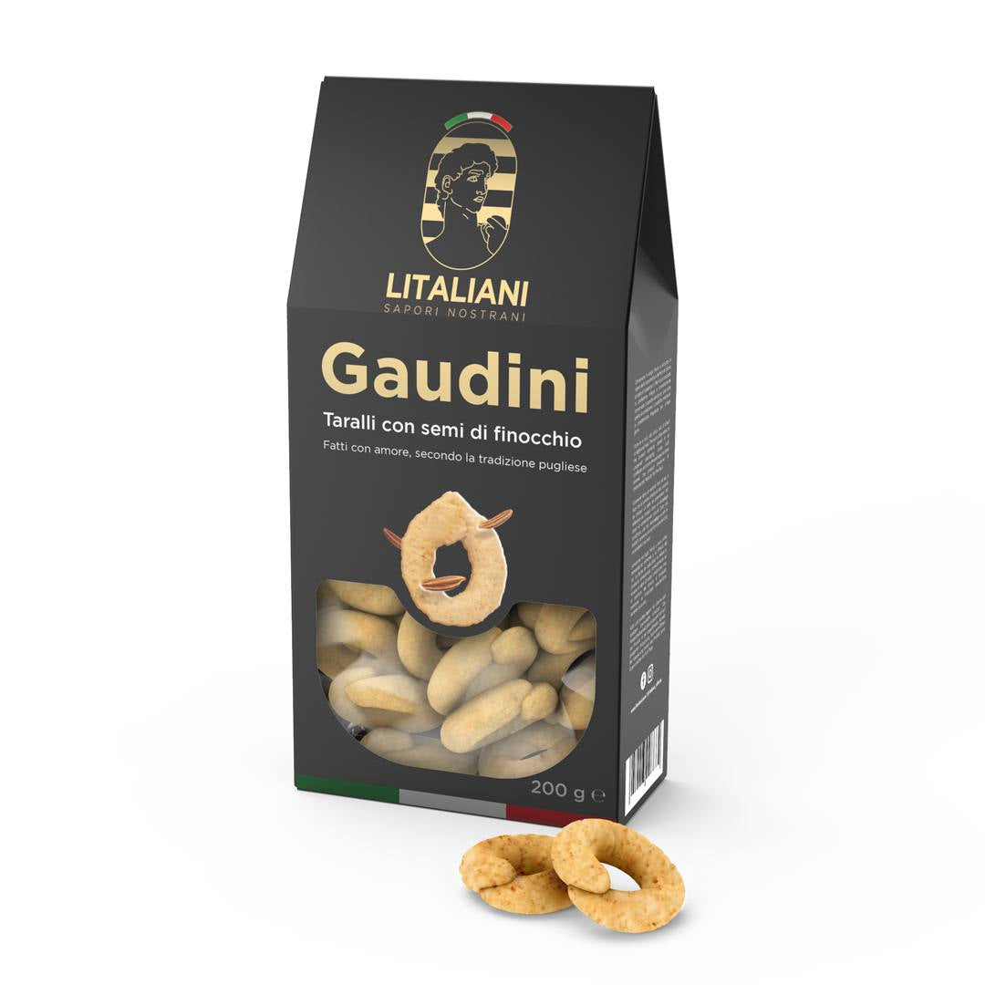 Gaudini-Taralli aux graines de fenouil 200 g Cod.: LIT0002
