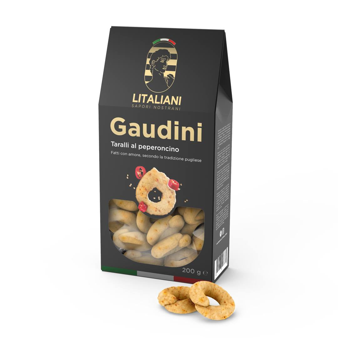 Gaudini- Taralli au piment 200 g Cod.: LIT0003