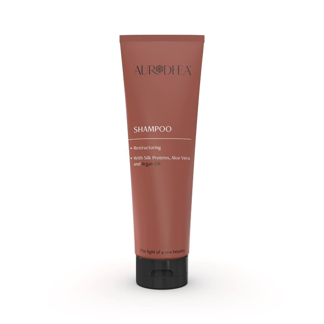 Shampoing restructurant à l’huile d’Argan -Enrichi en Aloe Vera et Protéines de Soie