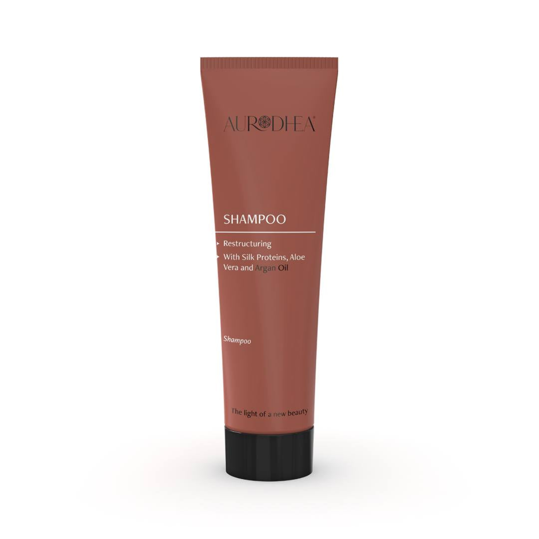 Shampoing restructurant à l’huile d’Argan -Enrichi en Aloe Vera et Protéines de Soie