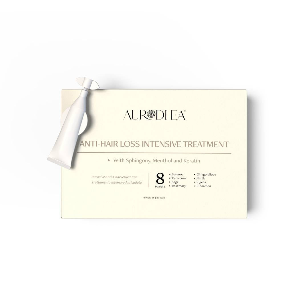 Ampoules anti-chute cheveux – Soin intensif - 3 ml Enrichies en Sphingony, Menthol et Kératine - 10 ampoules de 3 ml chacune. Cod.: FA01B