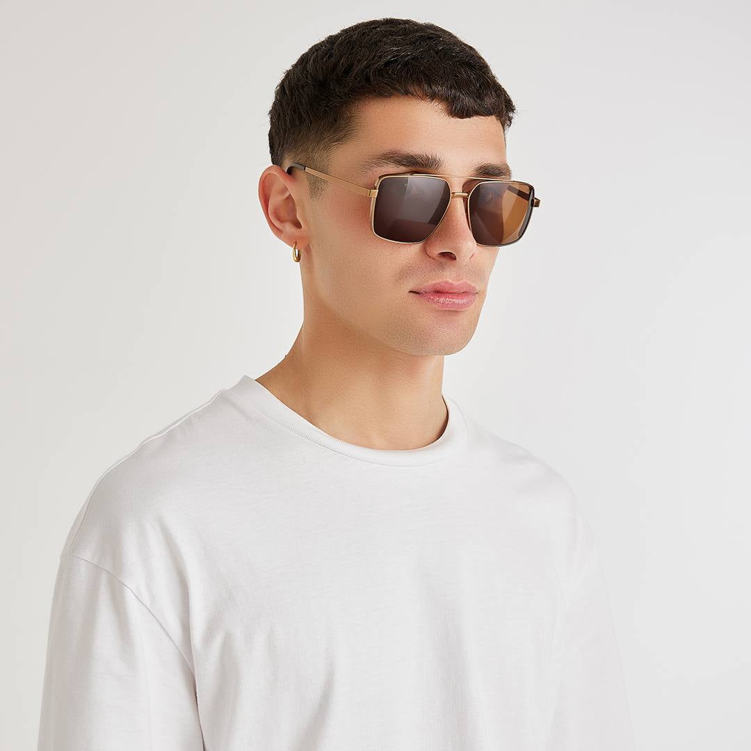 LUNETTES DE SOLEIL ‘MESSINA’- MARRON Cod.: KL0162