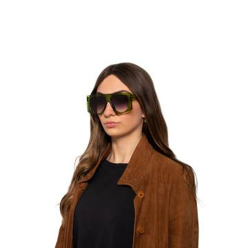 LUNETTES DE SOLEIL "SQUARE" GREEN Cod.: KL0002