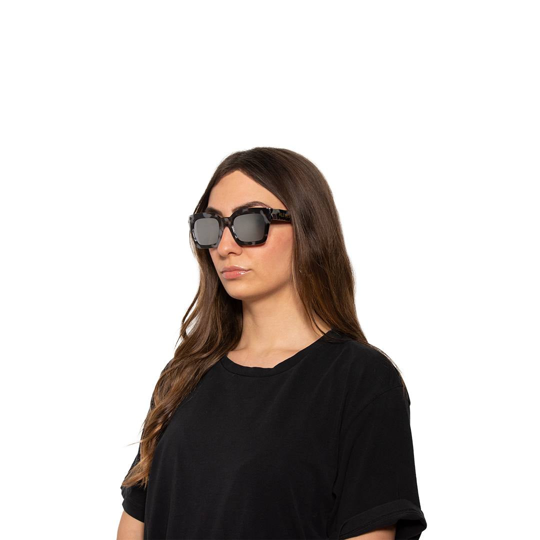LUNETTES DE SOLEIL « DIVA » TORTOISE -SILVER Cod.: KL0016WH