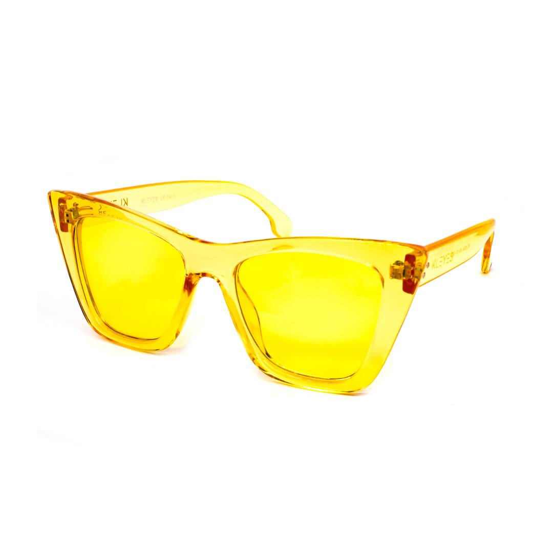 LUNETTES DE SOLEIL «SQUARE KETTY» SHINY YELLOW Cod.: KL0064