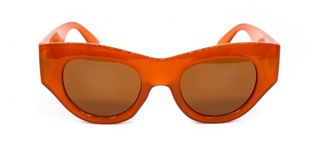 LUNETTES DE SOLEIL « MIRANDA » SHINY ORANGE Cod.: KL0068WH