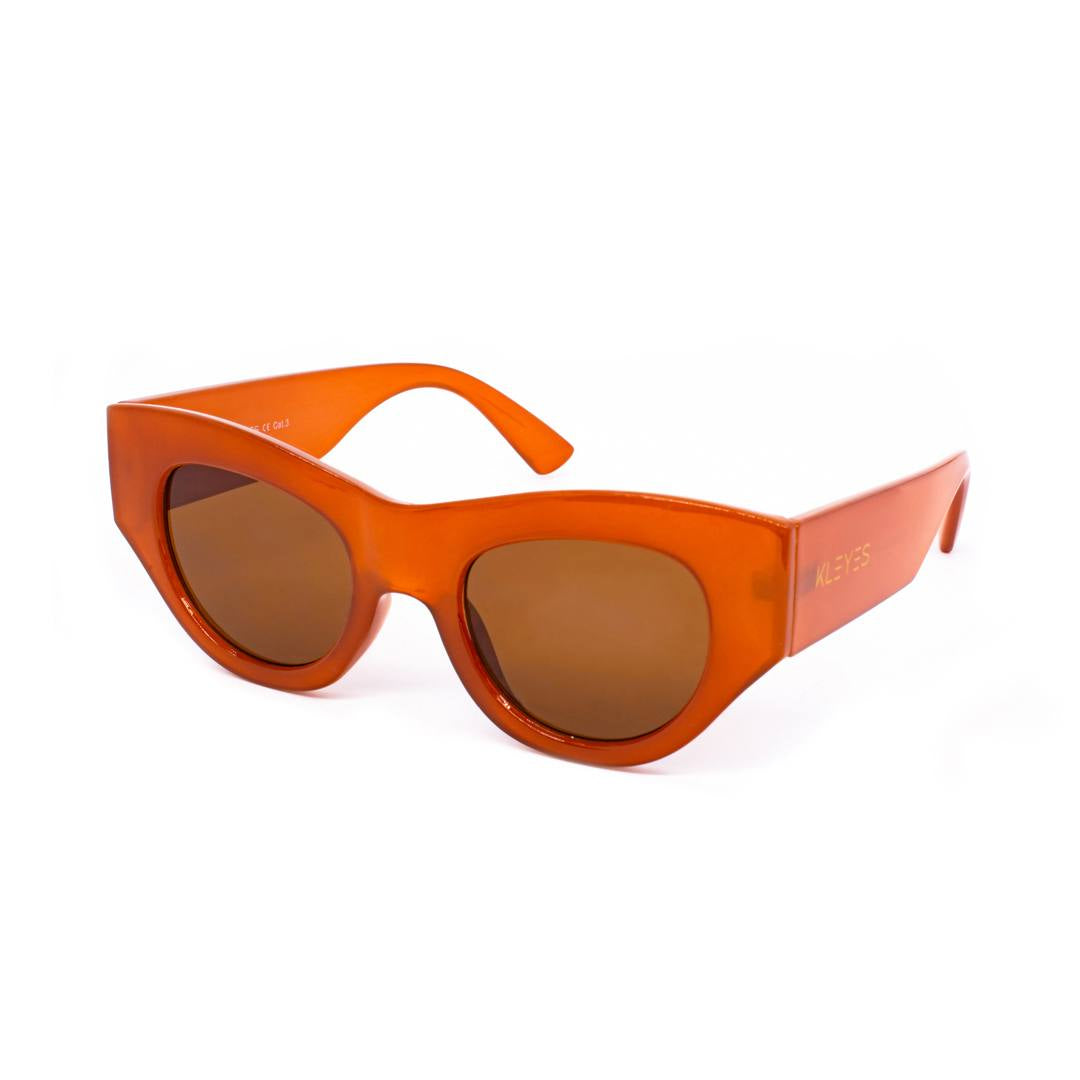 LUNETTES DE SOLEIL « MIRANDA » SHINY ORANGE Cod.: KL0068WH