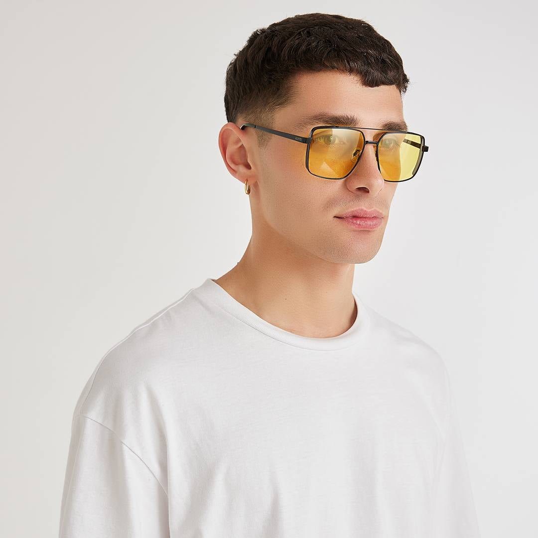LUNETTES DE SOLEIL ‘MESSINA’-JAUNE Cod.: KL0161