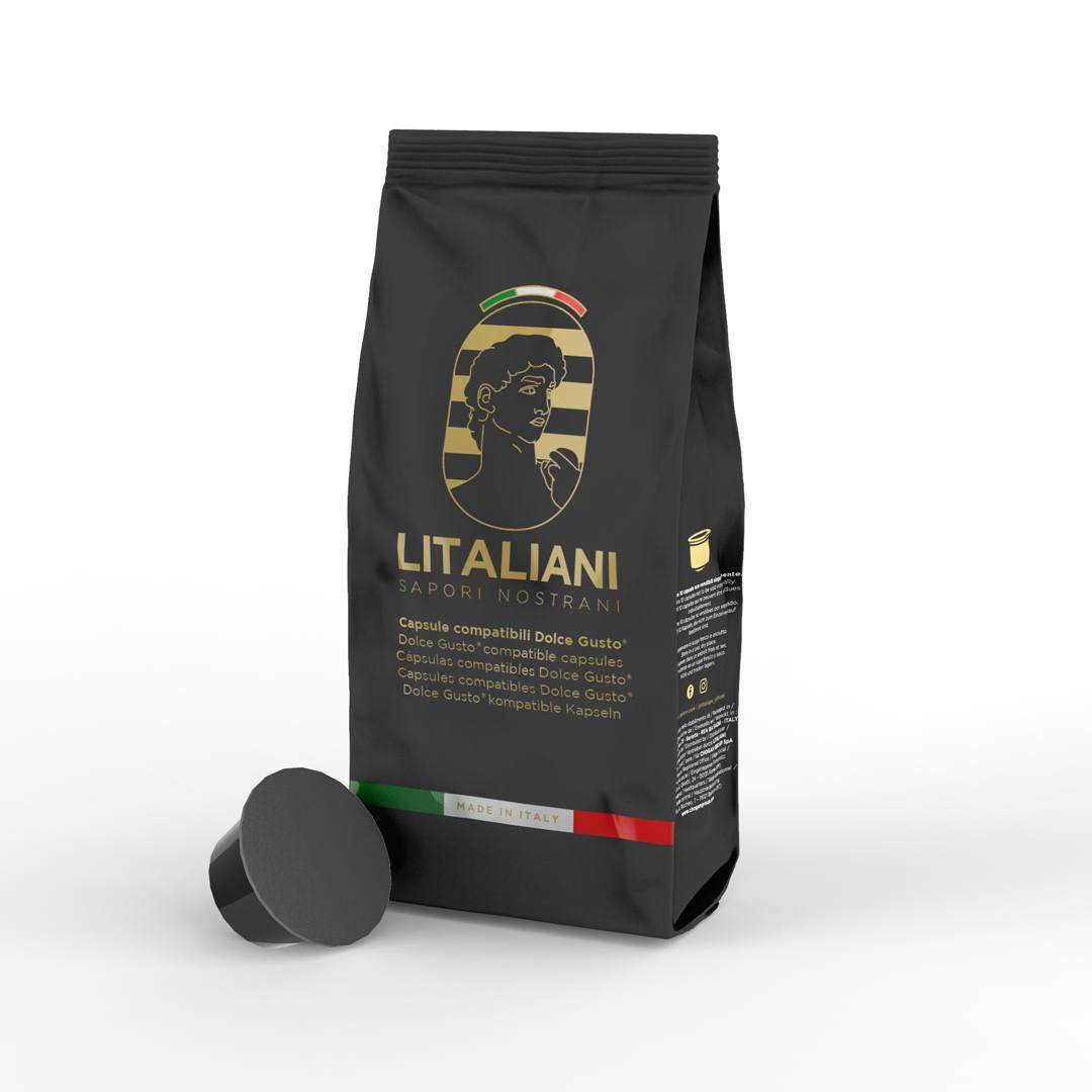 Boisson en capsules compatibles 'Dolce Gusto'® - Café au ginseng 10 pz Cod.: LIT0021