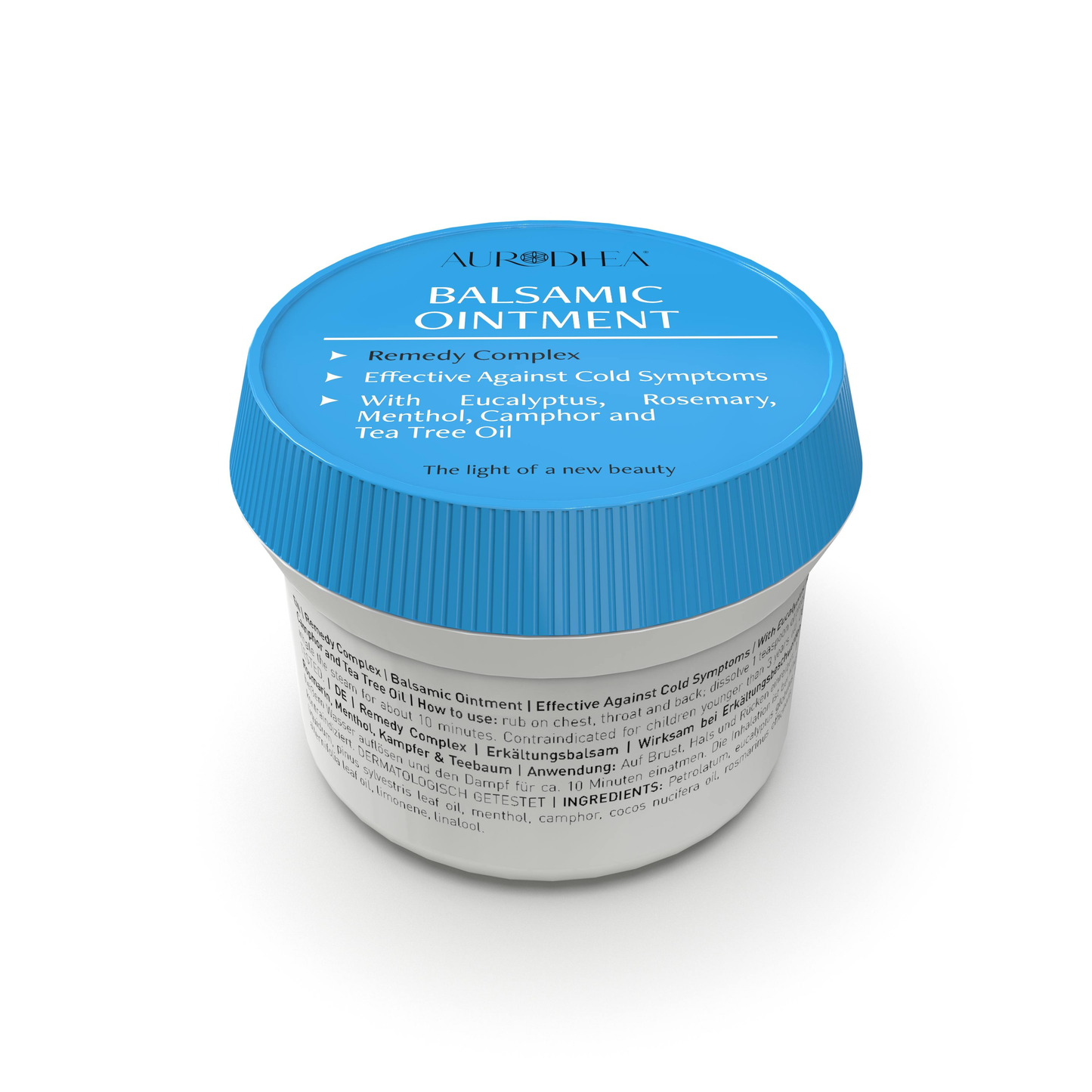 Pommade balsamique - 50 ml Enrichie en Eucalyptus, Romarin, Menthol , Camphre et Tea Tree Cod.: MD05B