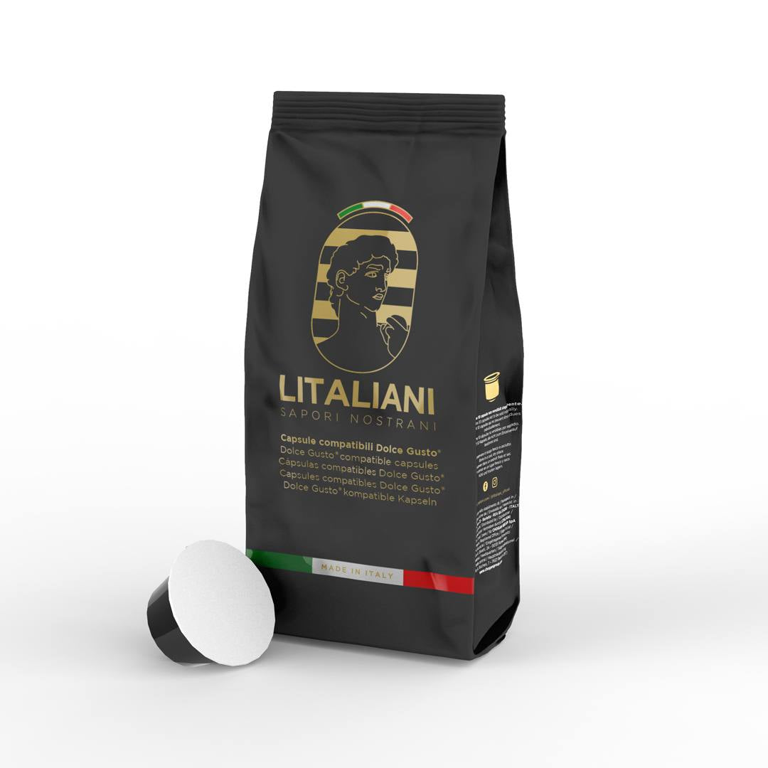 Boisson en capsules compatibles 'Dolce Gusto'® - Café au lait 10 pz Cod.: LIT0019