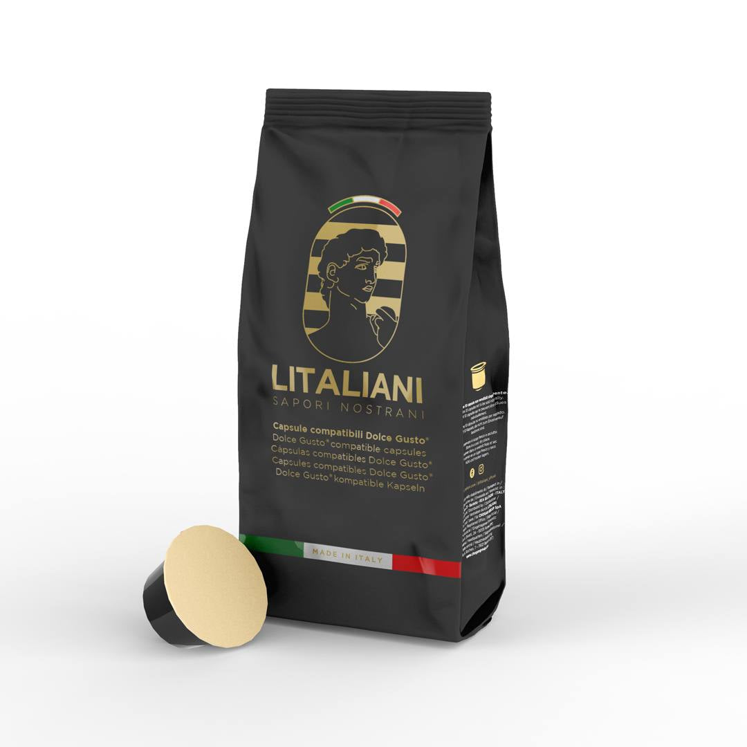 Boisson en capsules compatibles 'Dolce Gusto'® - Noisette 10 pz Cod.: LIT0024
