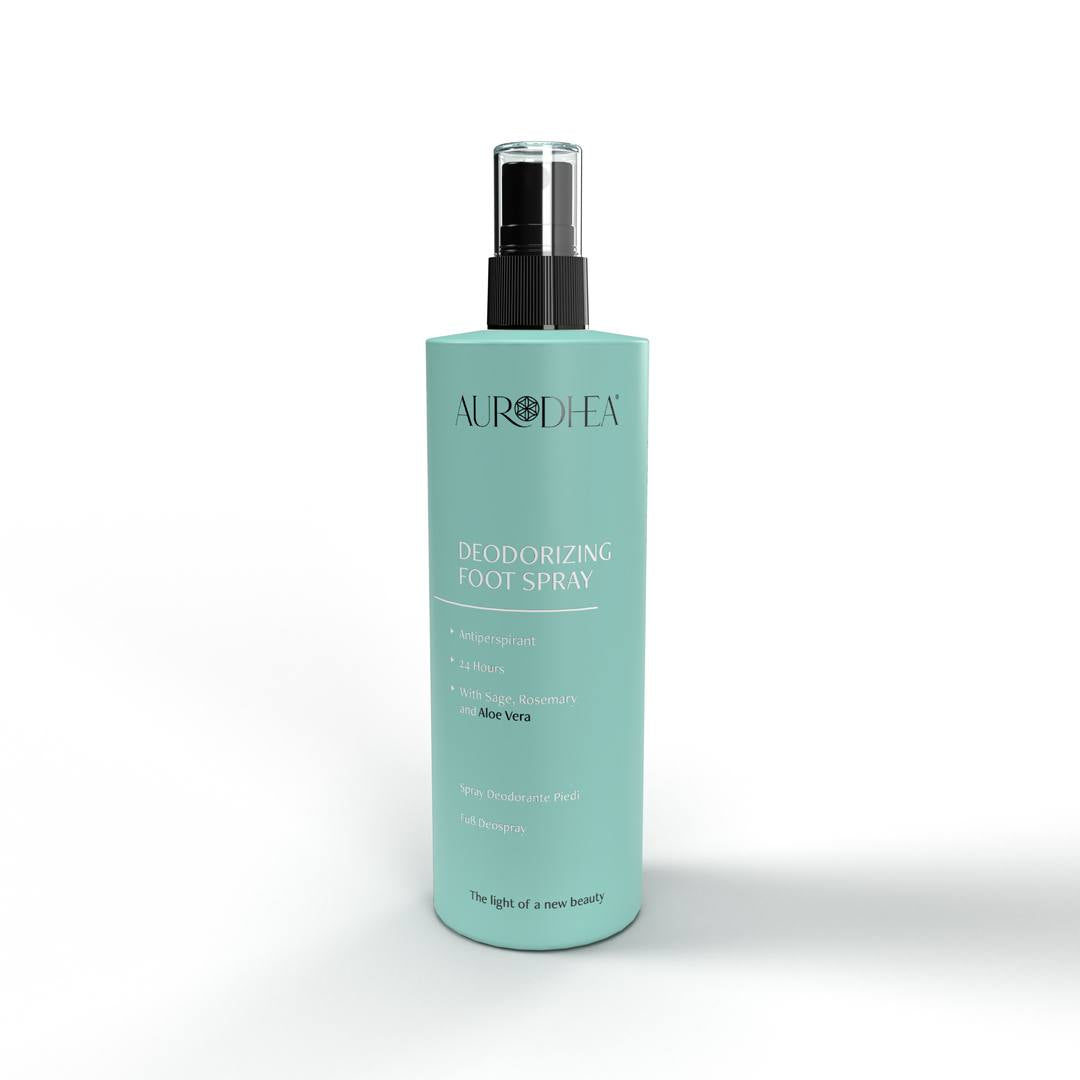 Déodorant Spray pour les pieds - 150 ml Enrichi en Sauge, Romarin et Aloe vera Cod.: PS01B