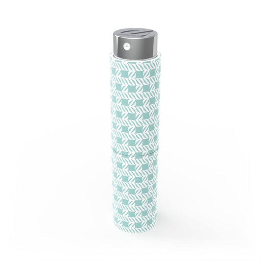 Étui à parfum de poche Monogram Rope – Blanc et turquoise Cod.: TCOV005