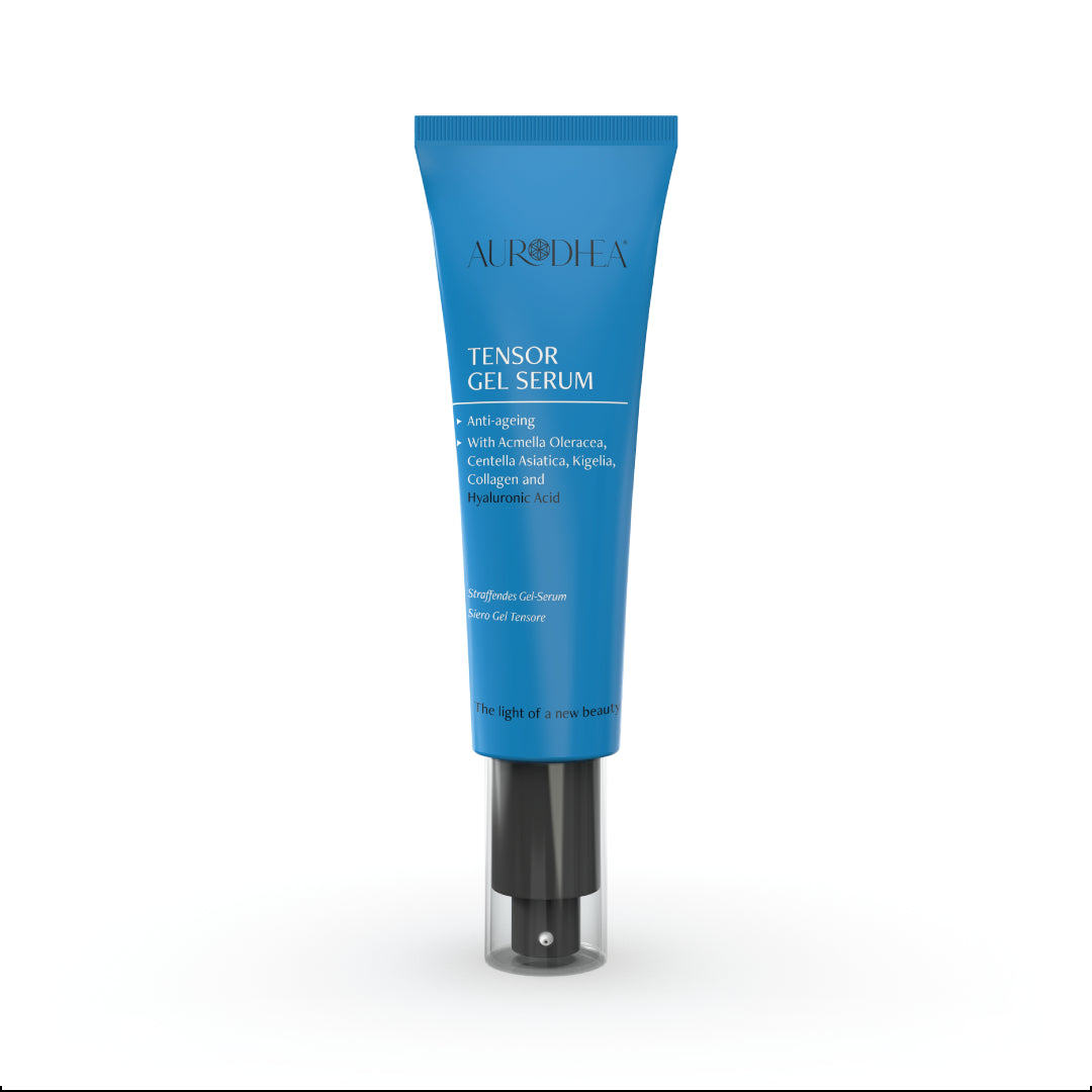 Sérum gel tenseur à l’Acide hyaluronique - 50 ml Enrichi en Collagène, Acmella Oleracea, Centella Asiatica et Kigelia Cod.: CR08B