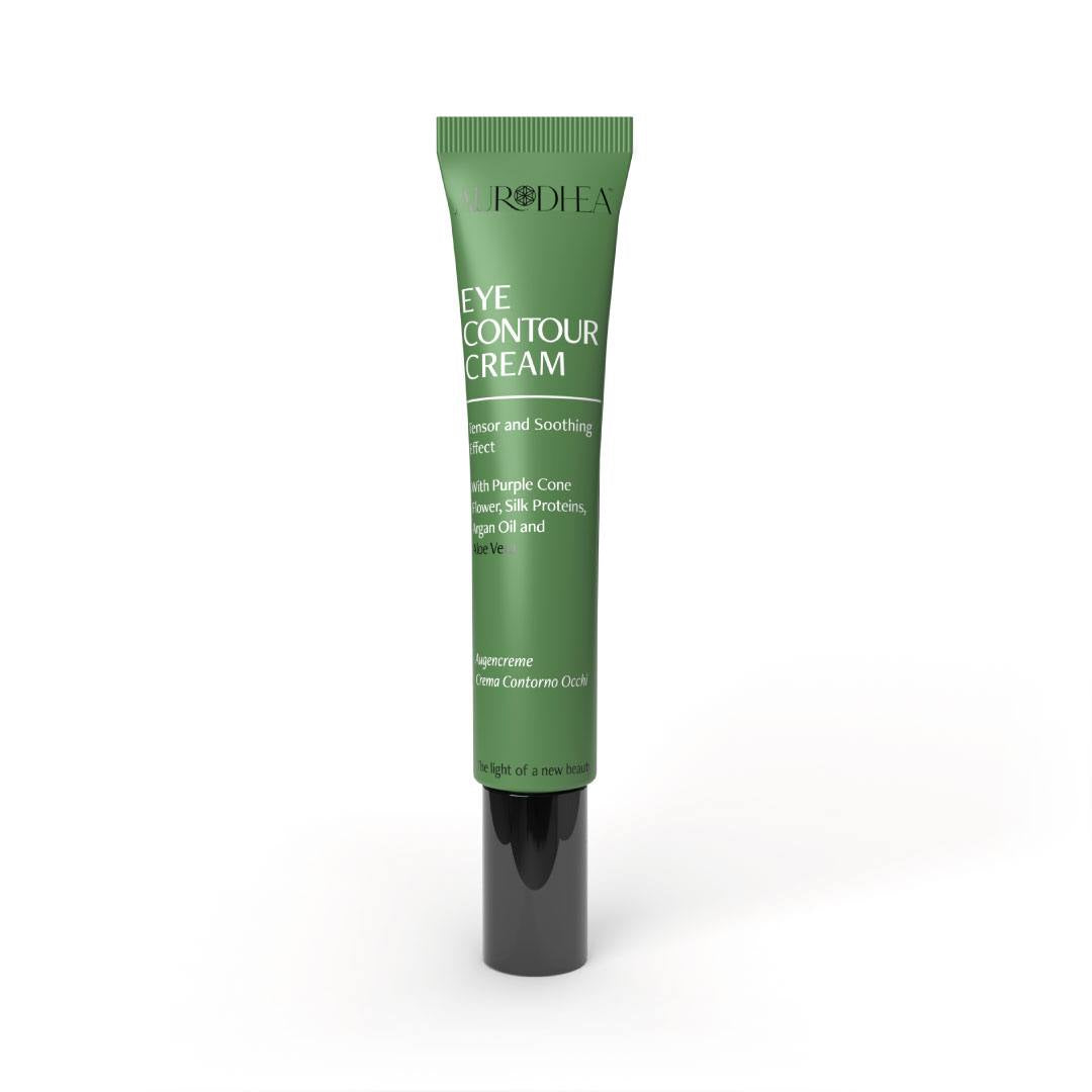 Crème contour des yeux à l’Aloe Vera - 15 ml Enrichie en Echinacée, protéines de Soie et huile d'Argan Cod.: CR22B