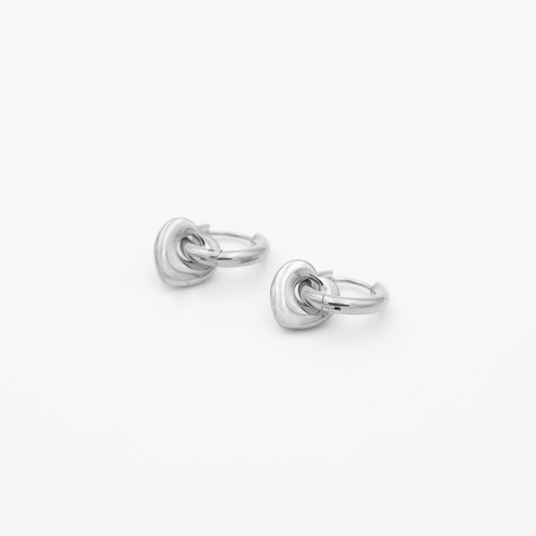 Boucles « Huggy Heart » en acier inoxydable Cod.: BIGOM259