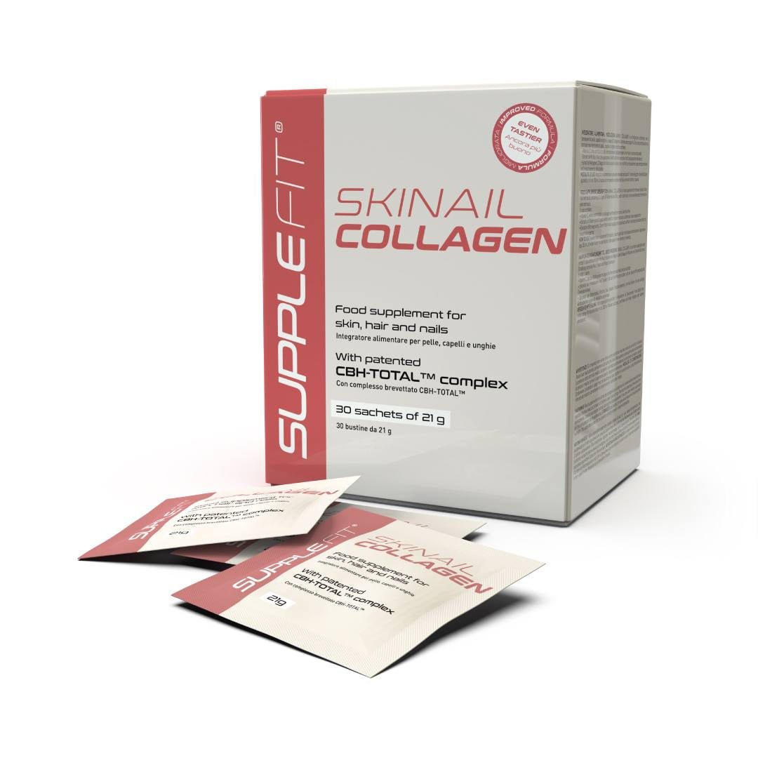 SKINAIL COLLAGEN - Complément alimentaire pour la peau, les cheveux et les ongles Avec le complexe breveté CBH-TOTAL™ Cod.: INTB042
