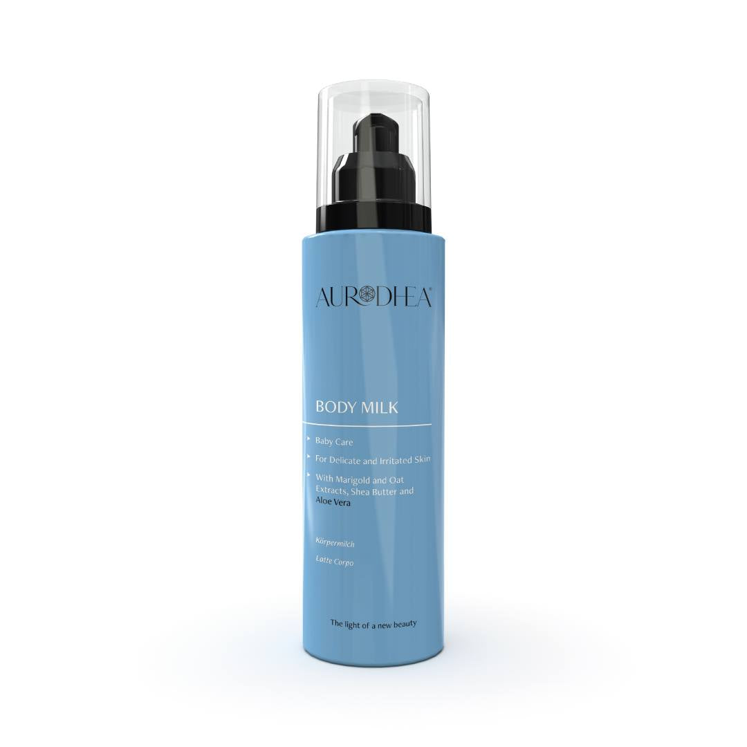 Lait corporel Baby - 150 ml Enrichi en Aloe Vera, beurre de Karité, extraits de Calendula et Avoine Cod.: BB03B