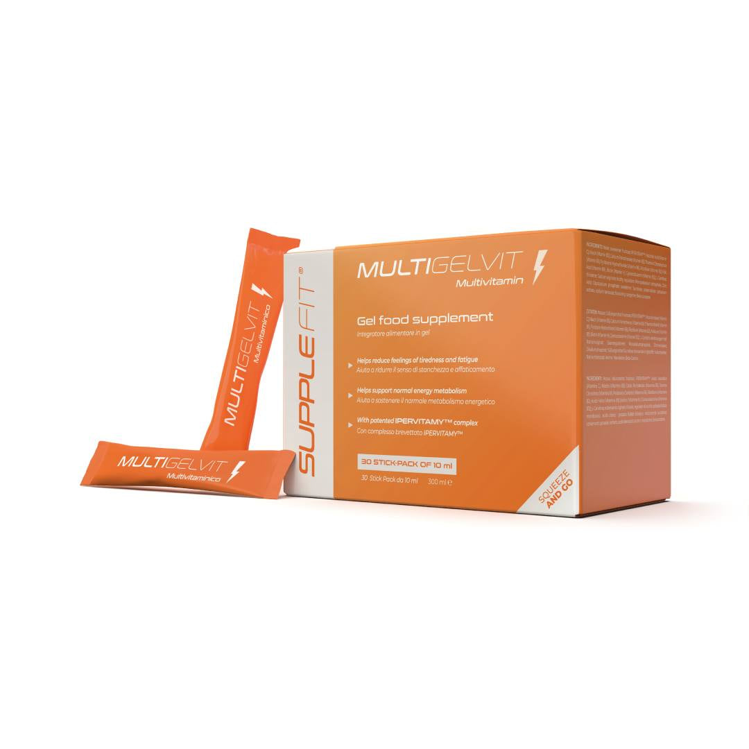 MULTIGELVIT - complément alimentaire multivitaminé en gel - 300 ml Avec mélange breveté IPERVITAMY™ Cod.: INTB026