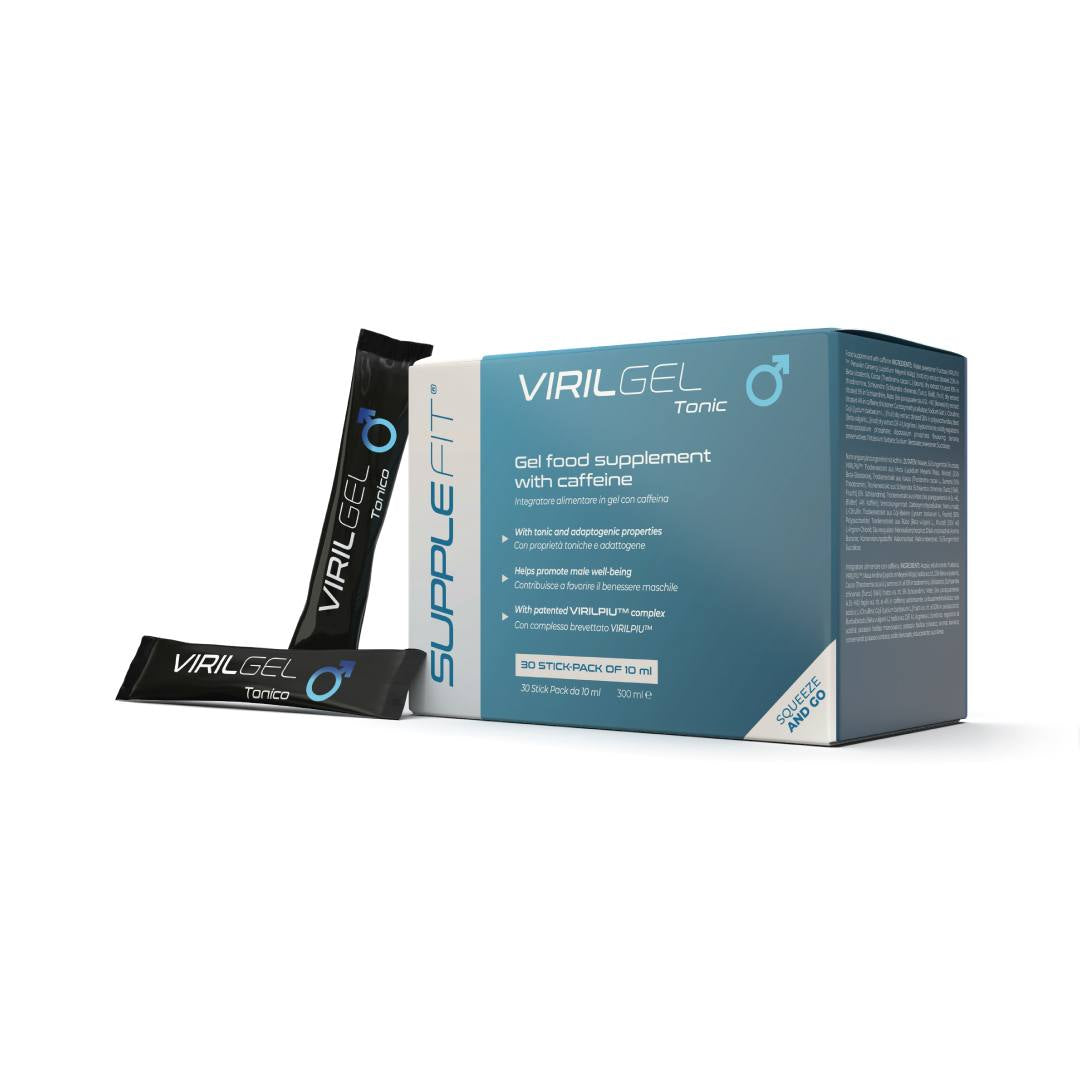 VIRILGEL – Complément alimentaire en gel aux propriétés toniques et stimulantes - 300 ml Avec mélange breveté VIRILPIU™ Cod.: INTB033