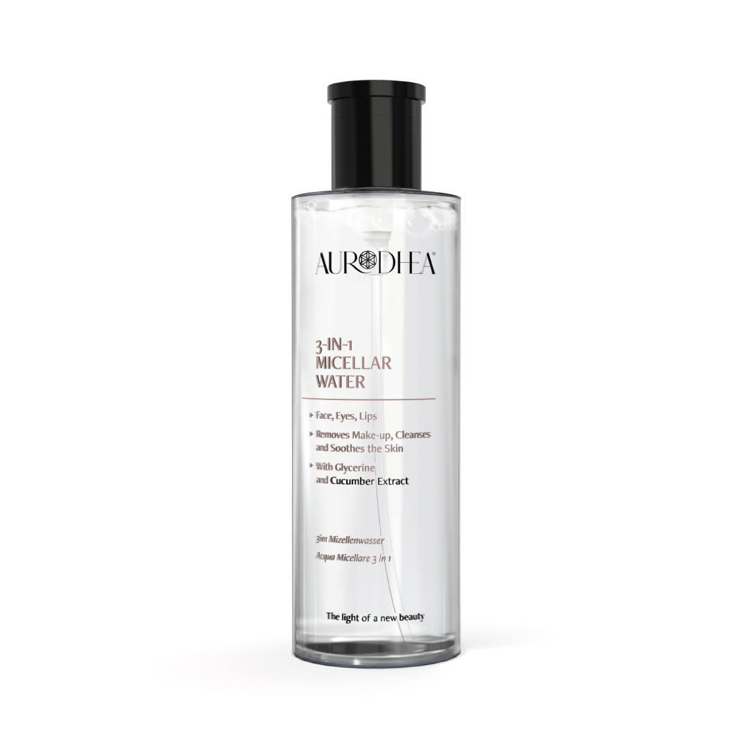 Eau micellaire 3 en 1 - 250 ml Enrichi en extrait de Concombre et Glycérine Cod.: CR12B