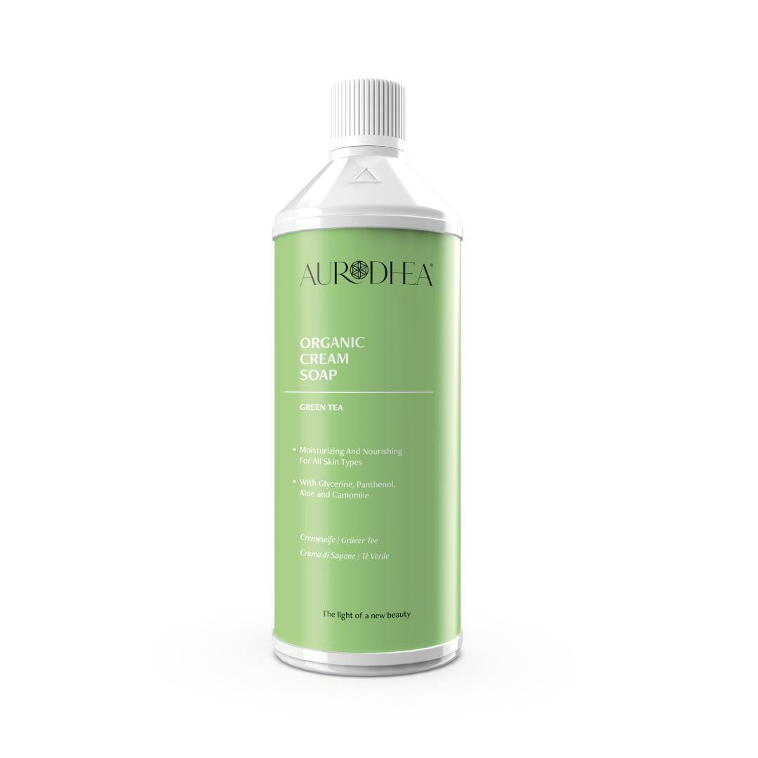 Crème de savon - 1000 ml Enrichie en Camomille, Vitamine E, Panthénol et Aloe vera