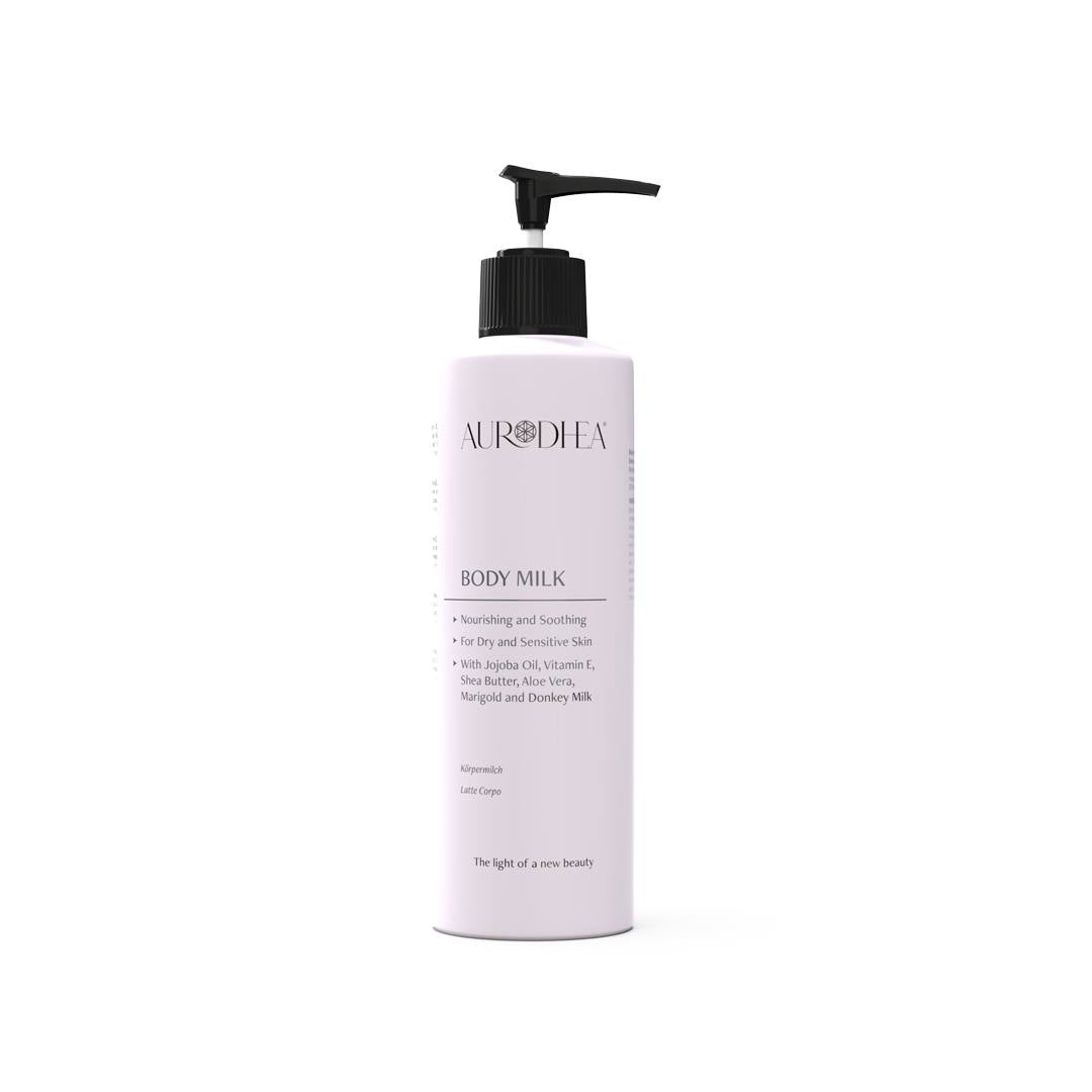 Lait corps au lait d’ Anesse - 260 ml Enrichi en huile de Jojoba, Vitamine E, beurre de Karité, Aloe Vera et Calendula Cod.: LA02B