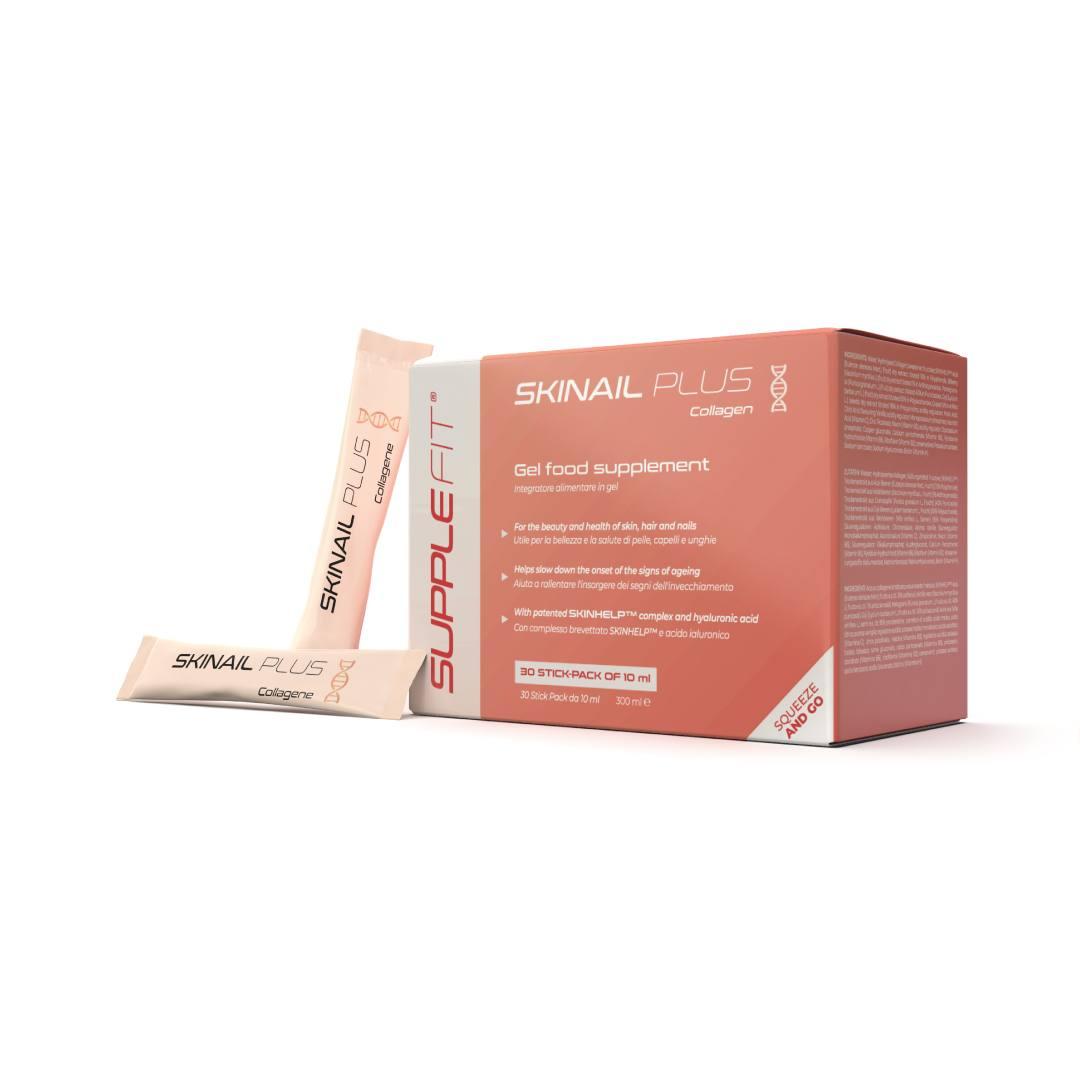 SKINAIL PLUS -Complément alimentaire en gel pour la peau, les cheveux et les ongles - 300 ml Cod.: INTB031