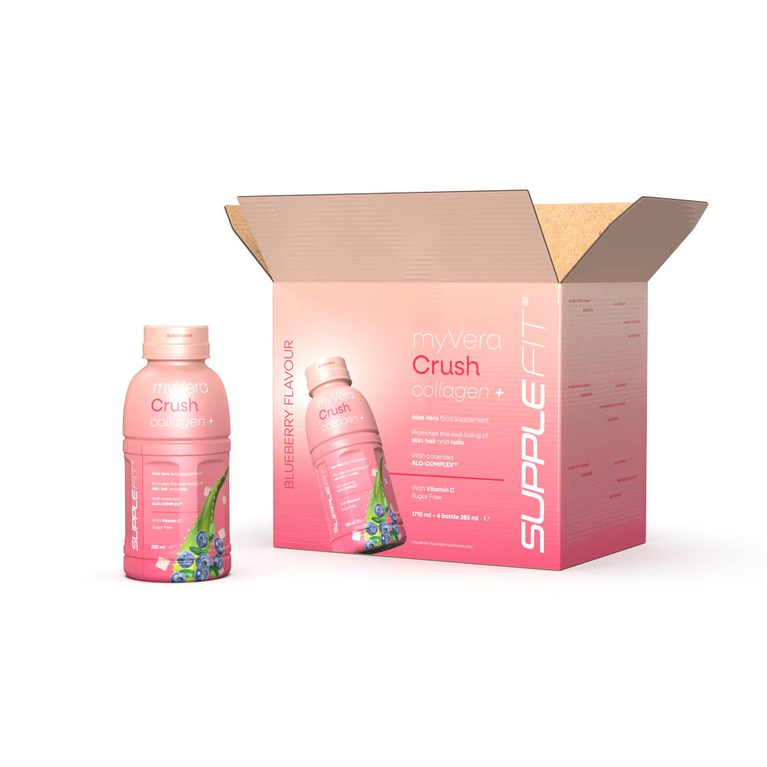 MYVERA CRUSH Collagen + | Complément alimentaire en bouteilles unidoses