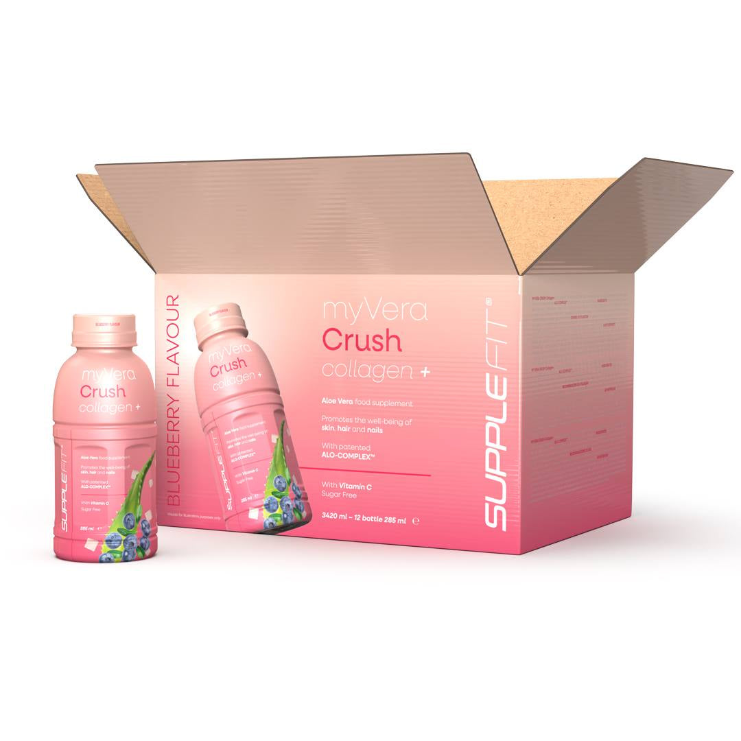 MYVERA CRUSH Collagen + | Complément alimentaire en bouteilles unidoses
