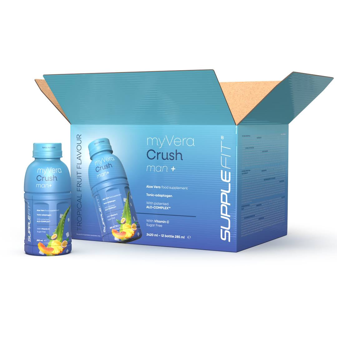 MYVERA CRUSH Man + | Complément alimentaire en bouteille unidose
