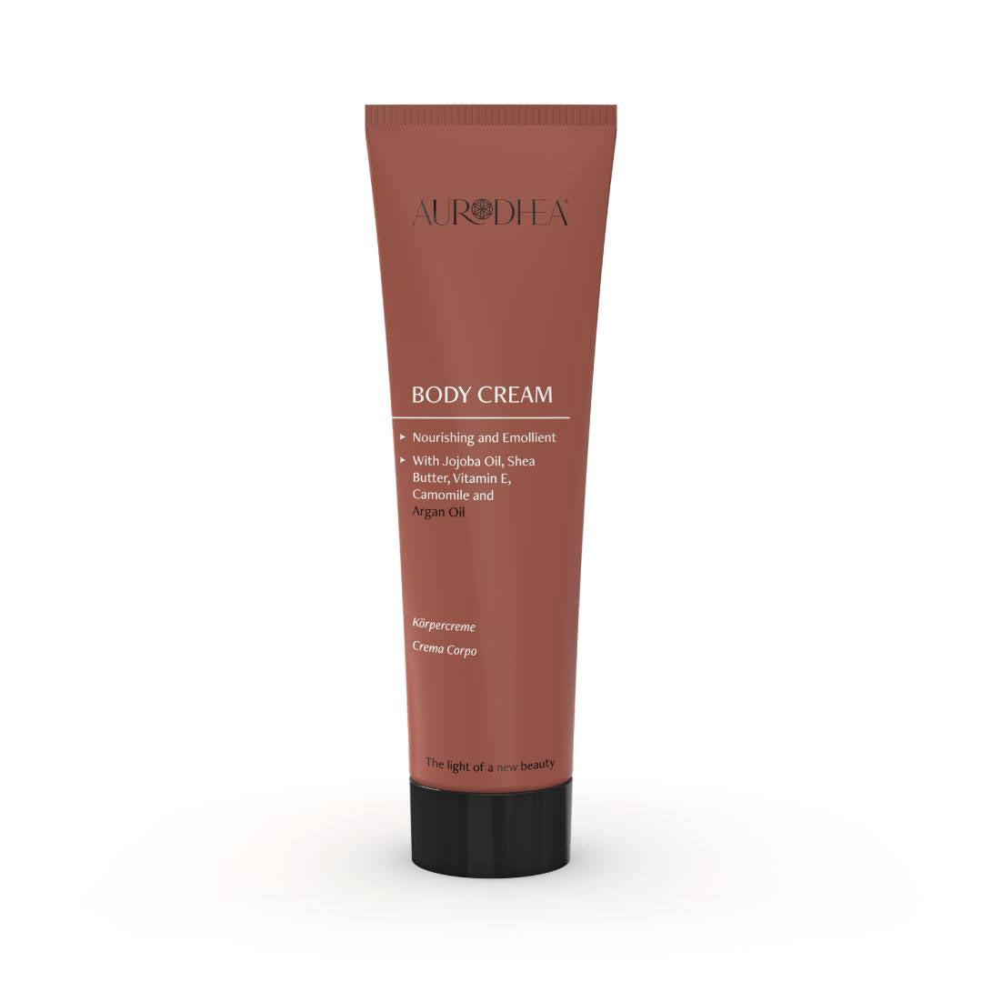 Crème corps bio avec huile d’Argan - 150 ml Enrichie en huile de Jojoba, beurre de Karité, Camomille et Vitamine E Cod.: AR01B