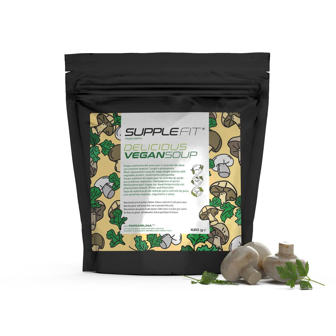 DELICIOUS VEGAN SOUP protéines végétales, champignons et persil – avec Papamelina™ Cod.: SU0025