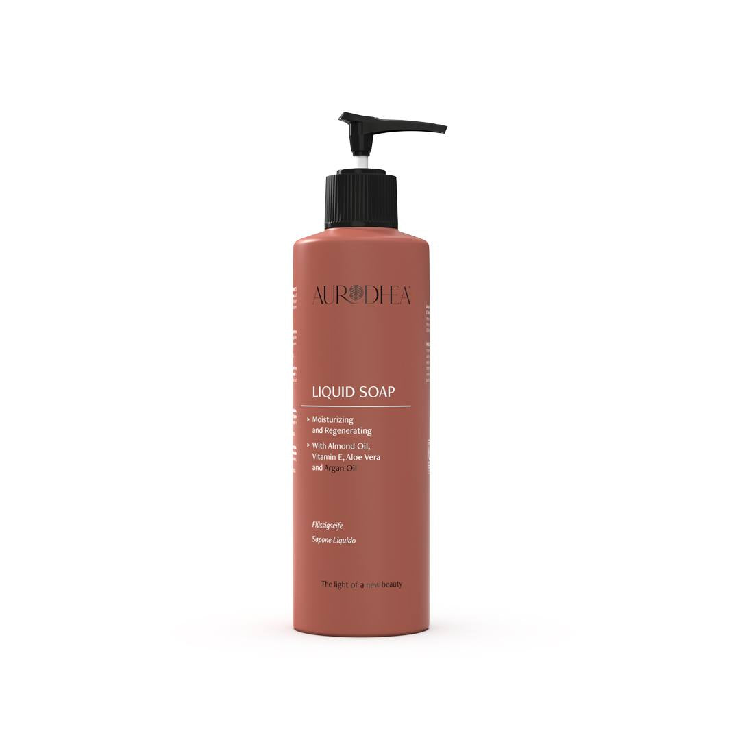 Savon liquide à l’huile d’Argan - 260 ml Enrichi en huile d’Amande, Aloe Vera et Vitamine E Cod.: AR08B