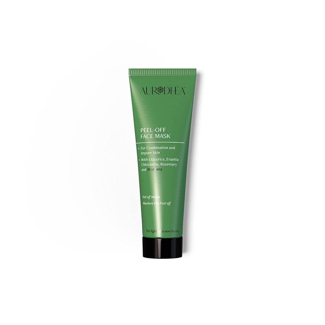 Masque visage Peel-off à l'Aloe vera - Pour les peaux mixtes et grasses - 75 ml Enrichi en Réglisse, Enanthia chlorantha et Romarin   Cod.: AL11B