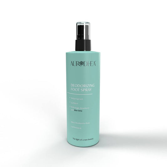 Déodorant Spray pour les pieds - 150 ml Enrichi en Sauge, Romarin et Aloe vera Cod.: PS01B
