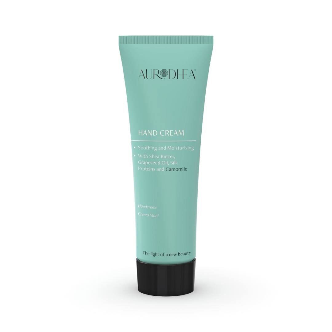 Crème mains à la Camomille - 75 ml Enrichie avec Beurre de Karité, huile pépins de raisin et Protéines de Soie Cod.: CR28B