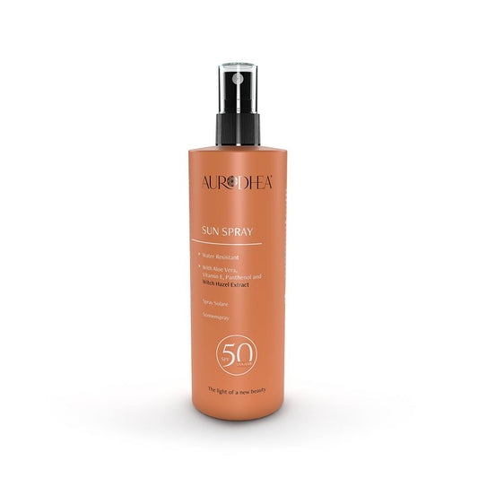 Spray Solaire SPF 50 - 150 ml Enrichi en Hamamélis, Aloe vera, Panthénol et Vitamine E Cod.: SOL02B